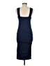 Bishop + Young Solid Blue Casual Dress Size M - photo 2