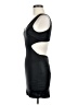 Bebe Solid Black Cocktail Dress Size M - photo 5