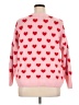 CeCe Hearts Pink Pullover Sweater Size 1X - photo 2