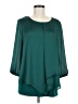 AGB Teal 3/4 Sleeve Blouse Size M - photo 1