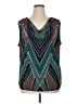 Calvin Klein Green Sleeveless Blouse Size 1X - photo 1