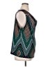Calvin Klein Green Sleeveless Blouse Size 1X - photo 4