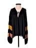 Ulla Johnson 100% Polyester Color Block Black Long Sleeve Blouse Size 4 - photo 1