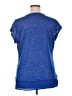Essentials 100% Polyester Blue Short Sleeve Top Size XL - photo 2