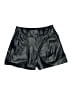 Express 100% Polyester Metallic Black Shorts Size 8 - photo 1