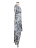 Express 100% Rayon Tie-dye Silver Casual Dress Size S - photo 4