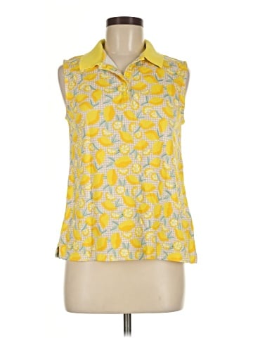 Lands' End Sleeveless Polo (view 1)