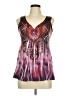 Apt. 9 100% Polyester Purple Sleeveless Blouse Size M - photo 1