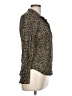 J.Crew Animal Print Brown Long Sleeve Blouse Size 10 - photo 4