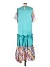 Brøgger 100% Silk Blue Teal Casual Dress Size M - photo 2