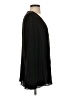 Theory 100% Silk Black Long Sleeve Silk Top Size L - photo 4