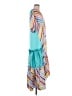 Brøgger 100% Silk Blue Teal Casual Dress Size M - photo 4