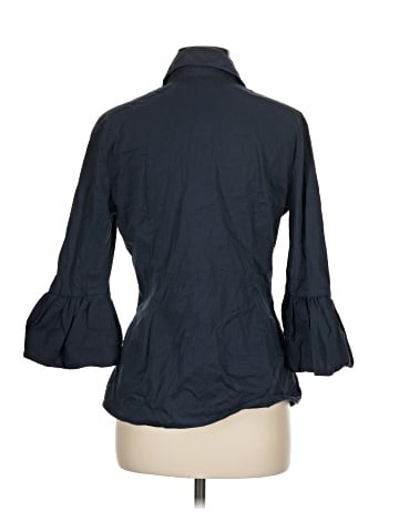 BCBGMAXAZRIA 3/4 Sleeve Button-Down Shirt (view 2)