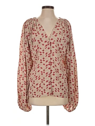 See By Chloé Long Sleeve Silk Top (view 1)
