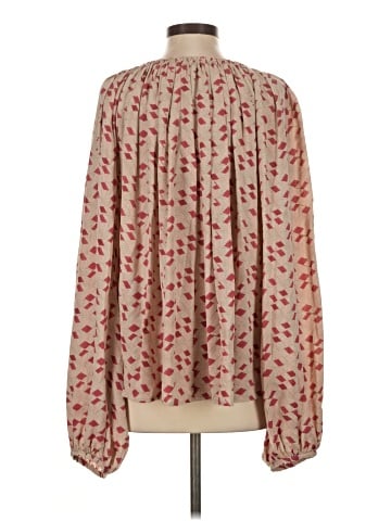 See By Chloé Long Sleeve Silk Top (view 2)