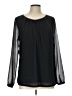 Boden Black Long Sleeve Blouse Size 10 - photo 1
