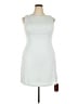 OGL Solid White Casual Dress Size XXL - photo 1