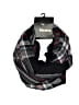 Modena Plaid Black Scarf One size - photo 1