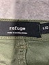 Refuge Solid Green Khaki Shorts Size L - photo 3
