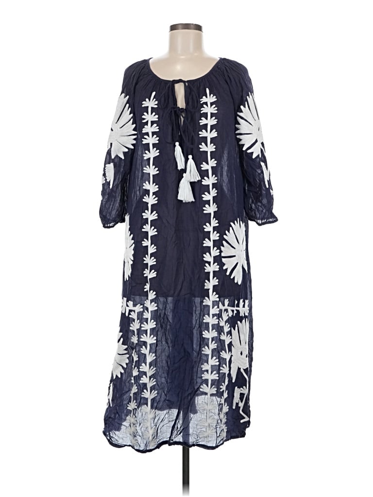 Pre-owned Dolma Casual Dress In Blue
