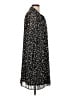 Nine West 100% Polyester Print Black Casual Dress Size L - photo 4