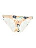 Roxy Print Ivory Swimsuit Bottoms Size M - photo 1