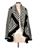Sioni 100% Acrylic Stripes Black Cardigan Size L - photo 1