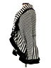 Sioni 100% Acrylic Stripes Black Cardigan Size L - photo 5