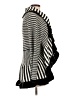 Sioni 100% Acrylic Stripes Black Cardigan Size L - photo 4
