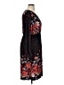 Assorted Brands 100% Polyester Print Black Casual Dress Size XL - photo 4