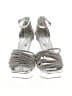 SIMKHAI Metallic Silver Sandals Size EU 38 - photo 2