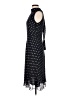 Taylor 100% Polyester Polka Dots Black Cocktail Dress Size 6 - photo 5
