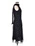 Taylor 100% Polyester Polka Dots Black Cocktail Dress Size 6 - photo 4