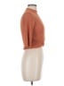 Papaya Brown Short Sleeve Turtleneck Size M - photo 4