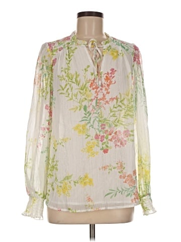 Cupcakes & Cashmere Long Sleeve Blouse (view 1)