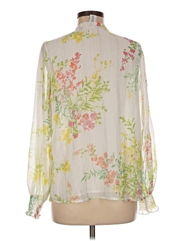 Cupcakes & Cashmere Long Sleeve Blouse (view 2)