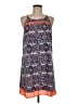 THML 100% Polyester Paisley Blue Casual Dress Size M - photo 1