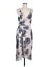 Cooper St 100% Polyester Print Gray Casual Dress Size 8 - photo 1