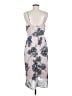 Cooper St 100% Polyester Print Gray Casual Dress Size 8 - photo 2