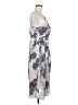 Cooper St 100% Polyester Print Gray Casual Dress Size 8 - photo 4