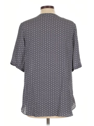 Theory Short Sleeve Silk Top (view 2)
