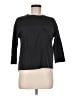 Zara Basic 100% Cotton Black 3/4 Sleeve Top Size M - photo 1