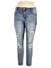 Maurices Hearts Blue Jeans Size XL - photo 1