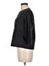 Zara Basic 100% Cotton Black 3/4 Sleeve Top Size M - photo 5