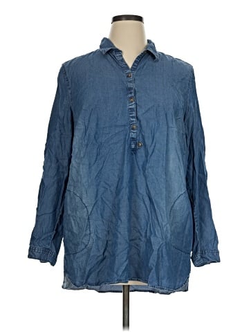 J.Jill Long Sleeve Button-Down Shirt (view 1)