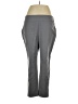 Crown & Ivy Solid Gray Active Pants Size 16 - photo 1