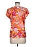 CeCe Orange Short Sleeve Blouse Size M - photo 2