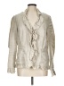 INC International Concepts 100% Linen Ivory Jacket Size L - photo 1