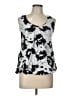 Pretty Good 100% Polyester Silver Sleeveless Blouse Size L - photo 1