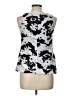 Pretty Good 100% Polyester Silver Sleeveless Blouse Size L - photo 2